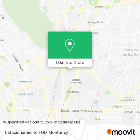 Mapa de Estacionamiento FOD