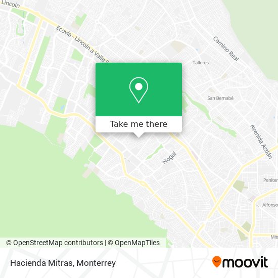 Hacienda Mitras map