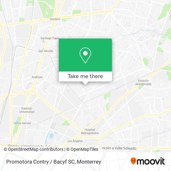 Promotora Contry / Bacyf SC map