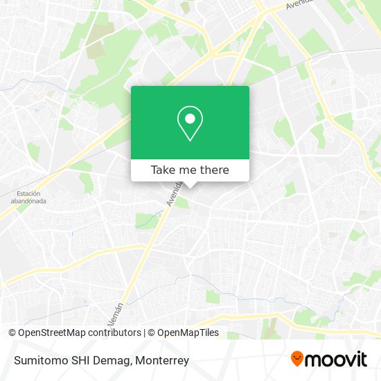 Mapa de Sumitomo SHI Demag