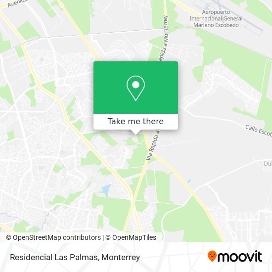 Mapa de Residencial Las Palmas