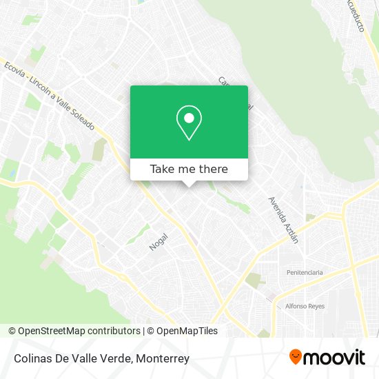 Colinas De Valle Verde map