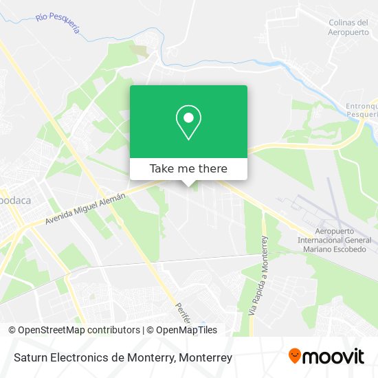 Mapa de Saturn Electronics de Monterry