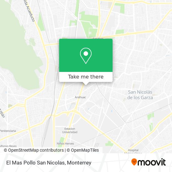 El Mas Pollo San Nicolas map