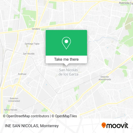 INE SAN NICOLAS map