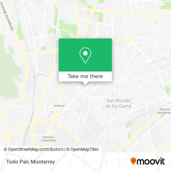 Todo Pan map