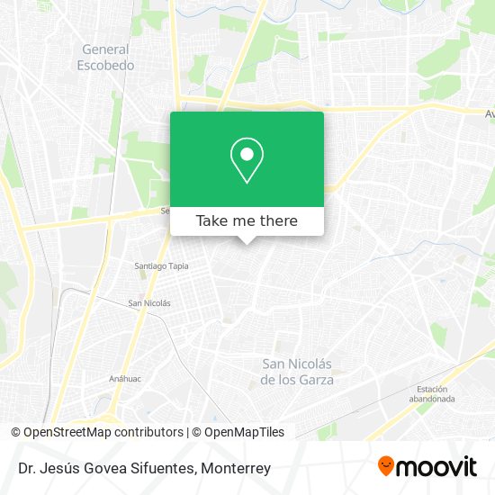 Dr. Jesús Govea Sifuentes map
