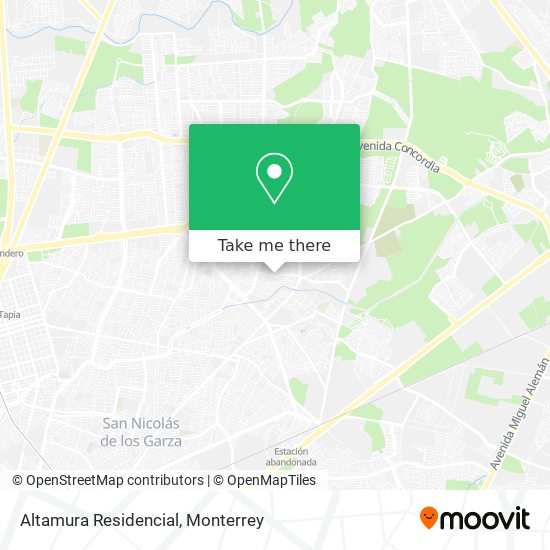 Altamura Residencial map