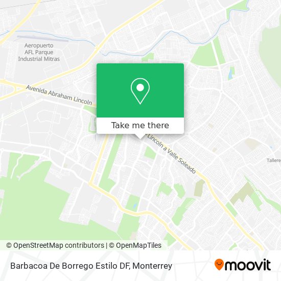 Barbacoa De Borrego Estilo DF map