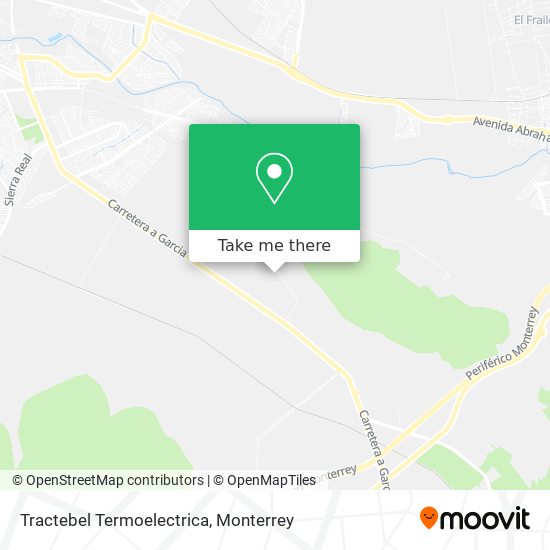 Tractebel Termoelectrica map