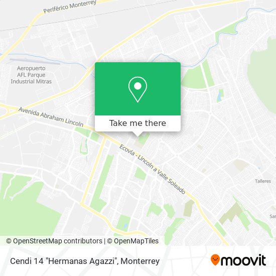 Cendi 14 "Hermanas Agazzi" map
