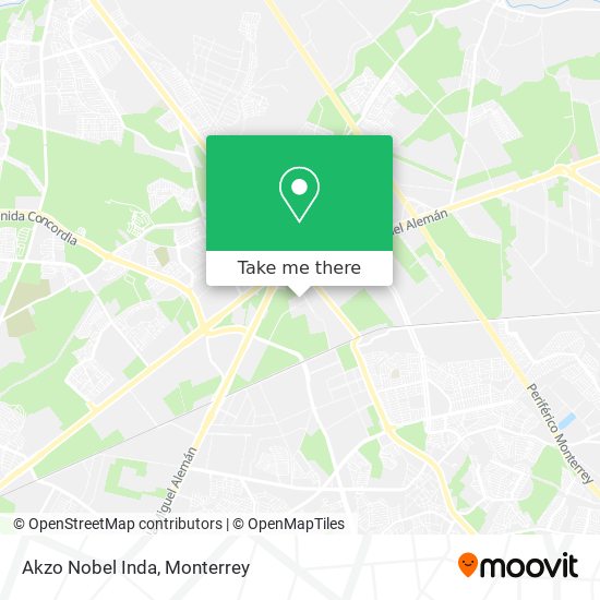 Akzo Nobel Inda map