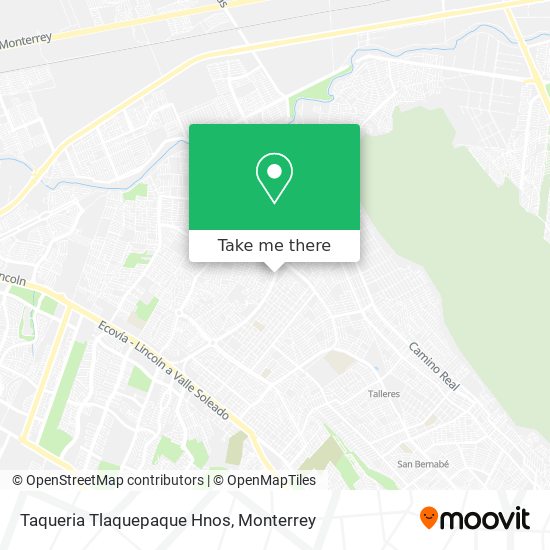 Taqueria Tlaquepaque Hnos map