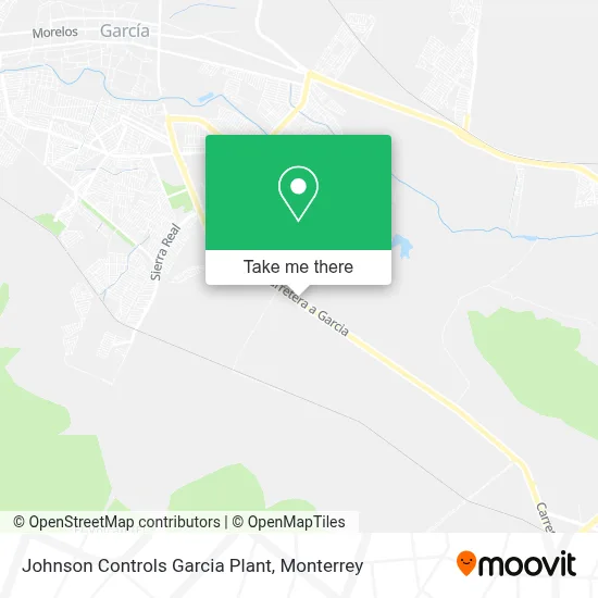 Johnson Controls Garcia Plant map