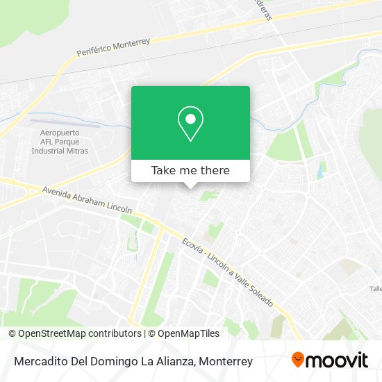 Mercadito Del Domingo La Alianza map