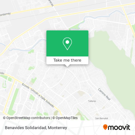Benavides Solidaridad map