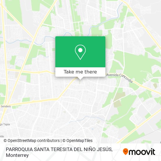 Mapa de PARROQUIA SANTA TERESITA DEL NIÑO JESÚS