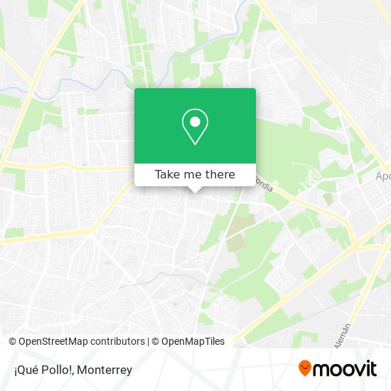 Mapa de ¡Qué Pollo!