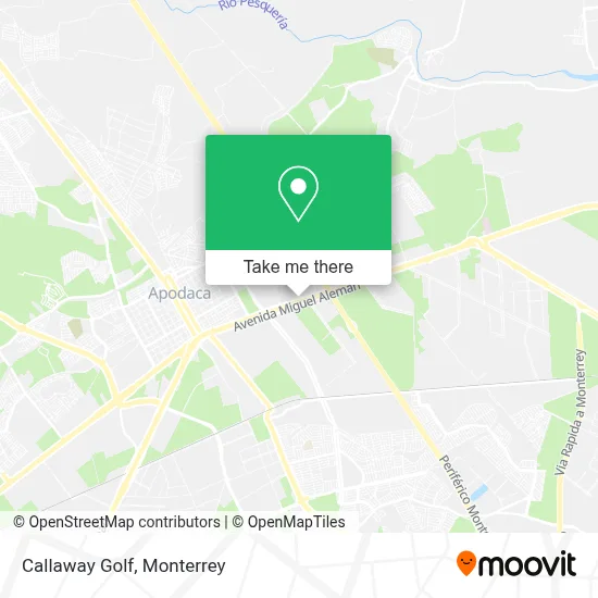 Callaway Golf map