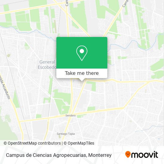 Mapa de Campus de Ciencias Agropecuarias