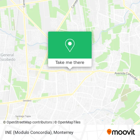 INE (Modulo Concordia) map