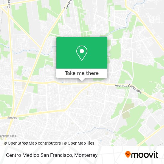 Centro Medico San Francisco map