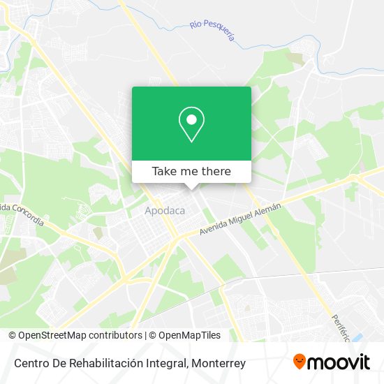 Mapa de Centro De Rehabilitación Integral