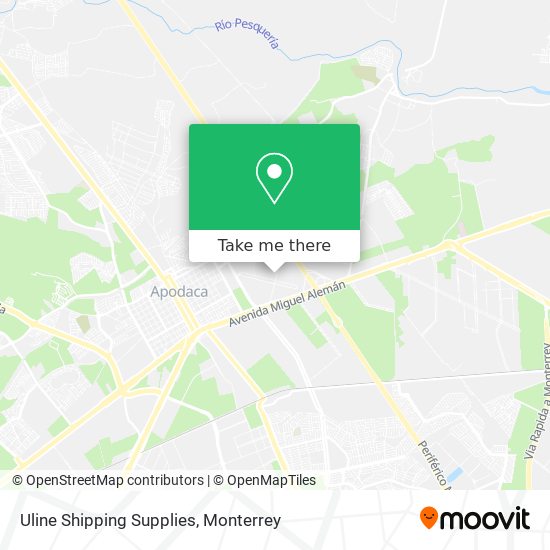 Uline Shipping Supplies map