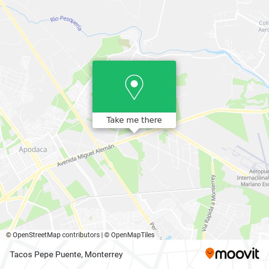 Mapa de Tacos Pepe Puente