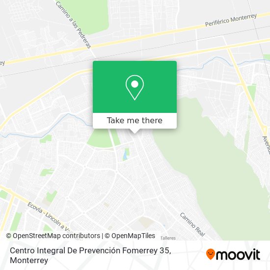 Mapa de Centro Integral De Prevención Fomerrey 35