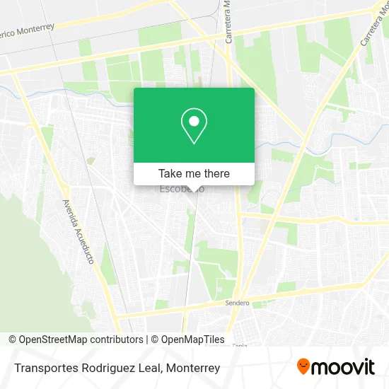 Transportes Rodriguez Leal map