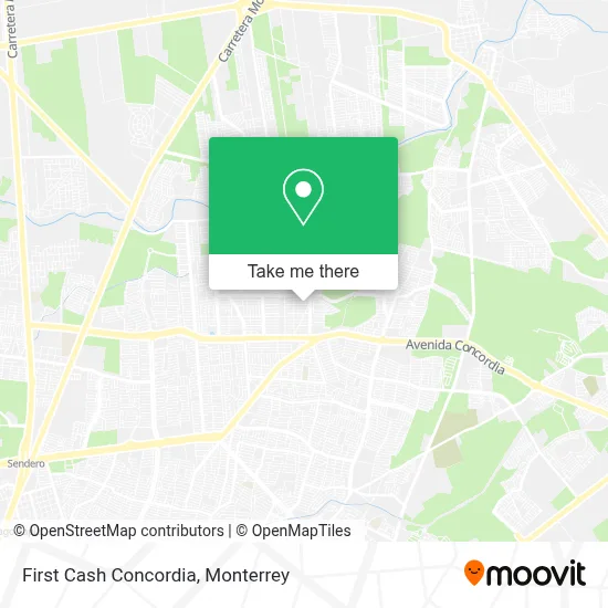 First Cash Concordia map