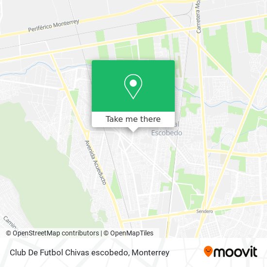 Club De Futbol Chivas escobedo map