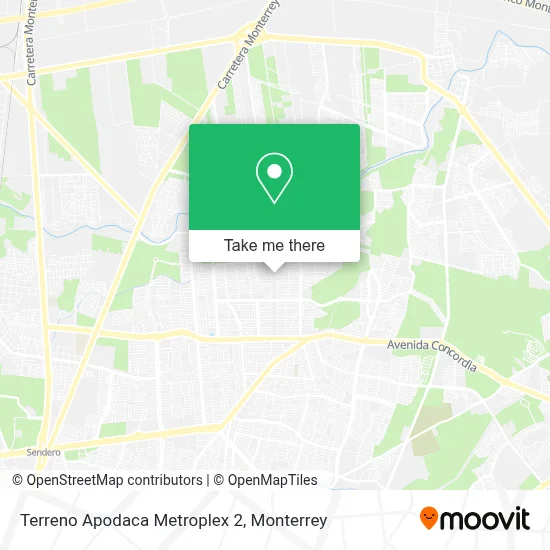 Terreno Apodaca Metroplex 2 map