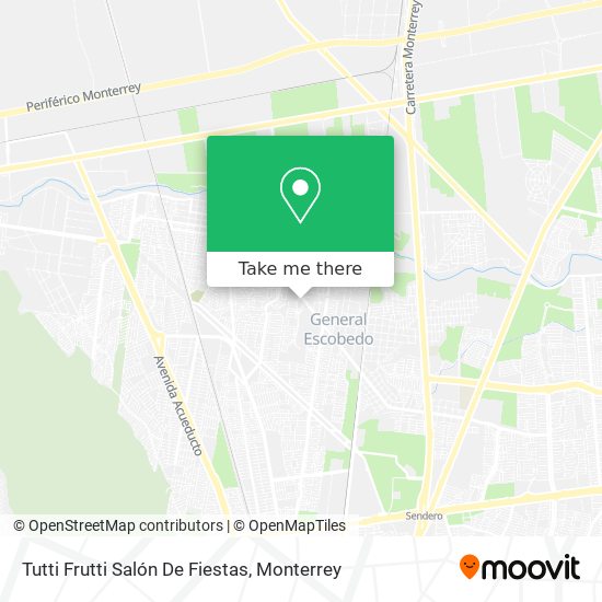 Mapa de Tutti Frutti Salón De Fiestas