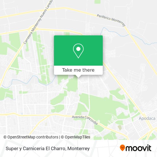 Super y Carniceria El Charro map