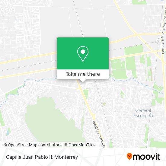 Mapa de Capilla Juan Pablo II
