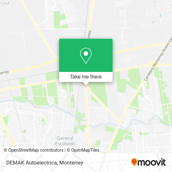 Mapa de DEMAK Autoelectrica