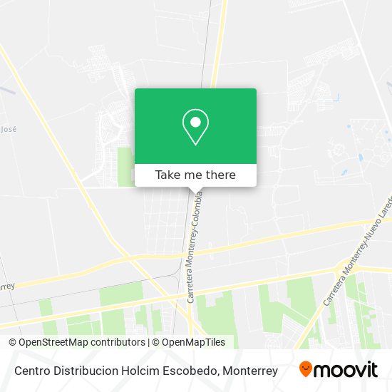 Centro Distribucion Holcim Escobedo map