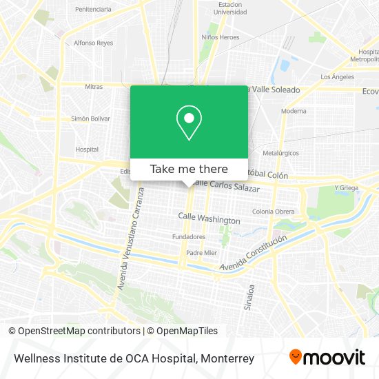 Wellness Institute de OCA Hospital map