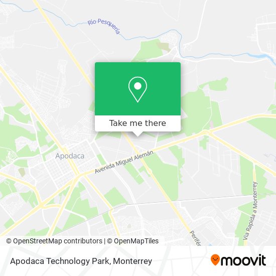 Apodaca Technology Park map