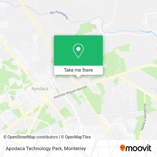Apodaca Technology Park map