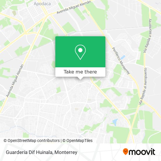 Guardería Dif Huinala map