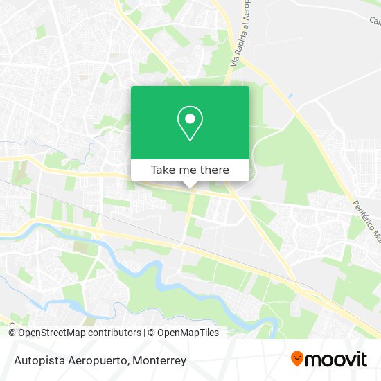 Mapa de Autopista Aeropuerto