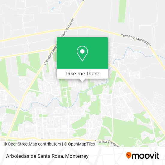 Mapa de Arboledas de Santa Rosa