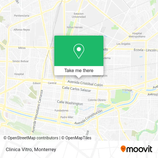 Clinica Vitro map