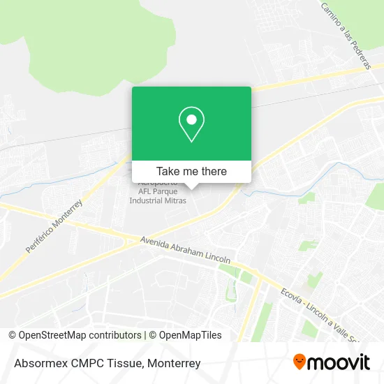 Absormex CMPC Tissue map