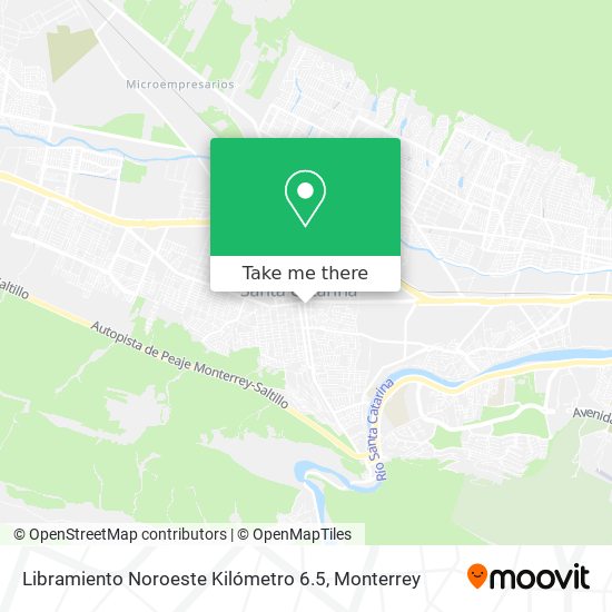 Libramiento Noroeste Kilómetro 6.5 map