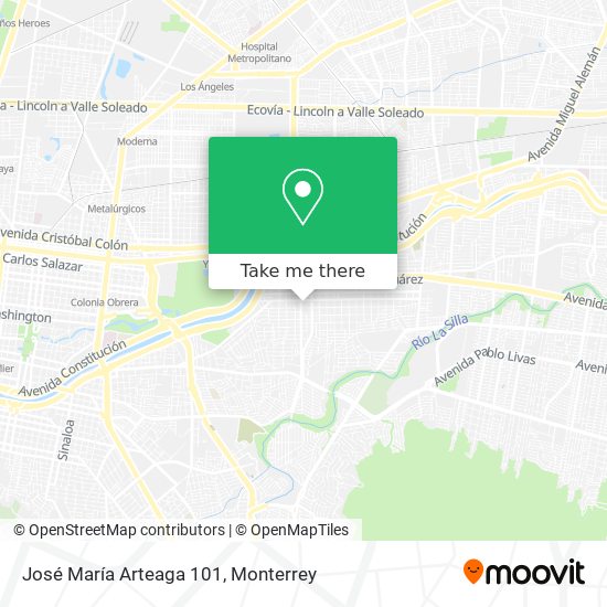 Mapa de José María Arteaga 101