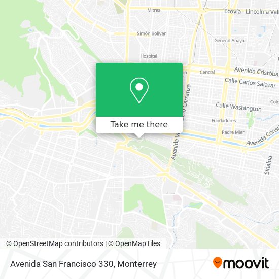 Avenida San Francisco 330 map